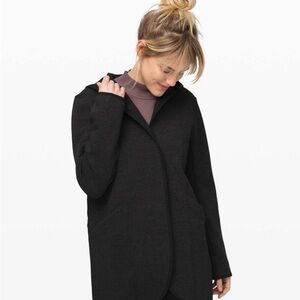 lululemon athletica Black Hooded reversible jacket